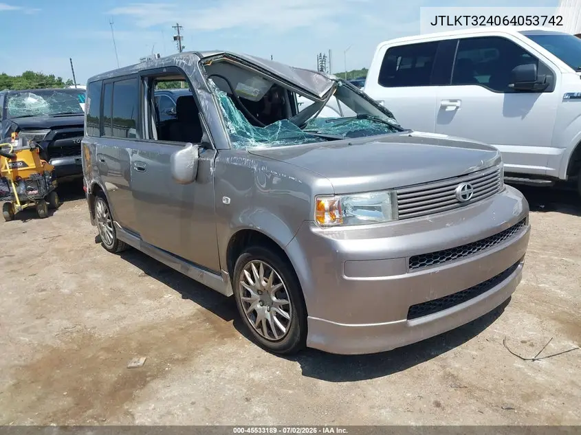 2006 Scion Xb VIN: JTLKT324064053742 Lot: 45533189