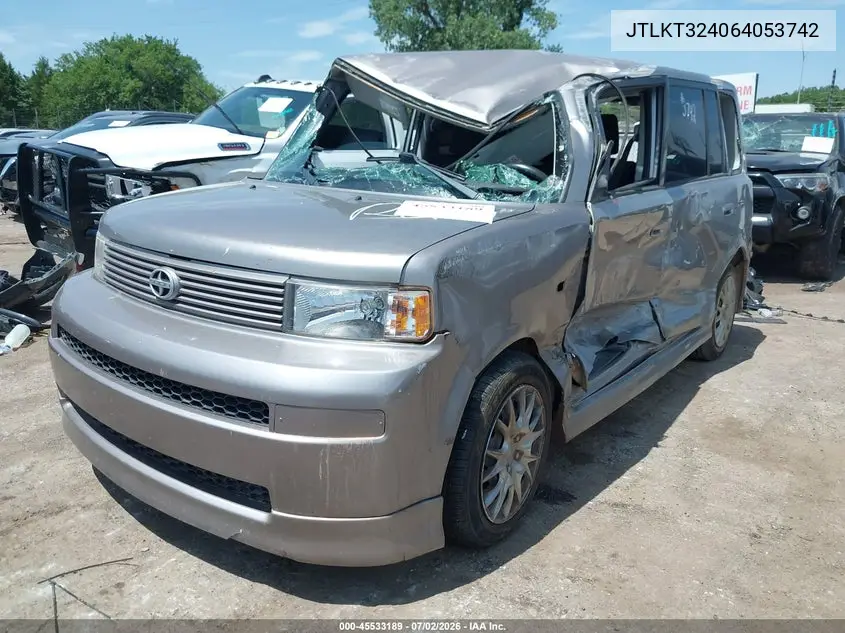 2006 Scion Xb VIN: JTLKT324064053742 Lot: 45533189