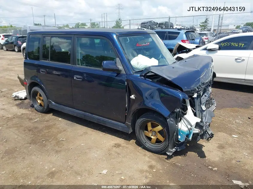 2006 Scion Xb VIN: JTLKT324964043159 Lot: 45575267