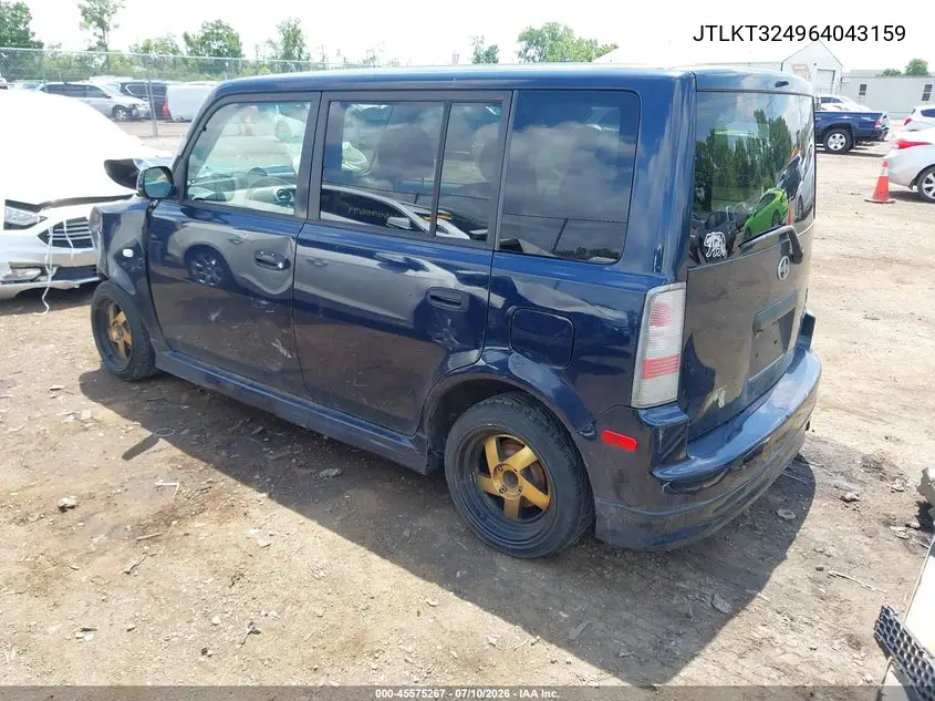 2006 Scion Xb VIN: JTLKT324964043159 Lot: 45575267