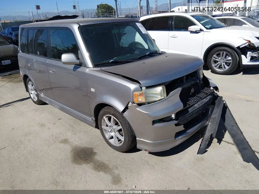 2006 Scion Xb VIN: JTLKT324264058568 Lot: 45581601