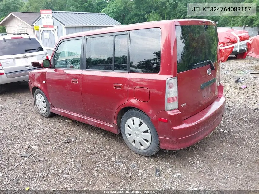 2006 Scion Xb VIN: JTLKT324764083157 Lot: 45600254