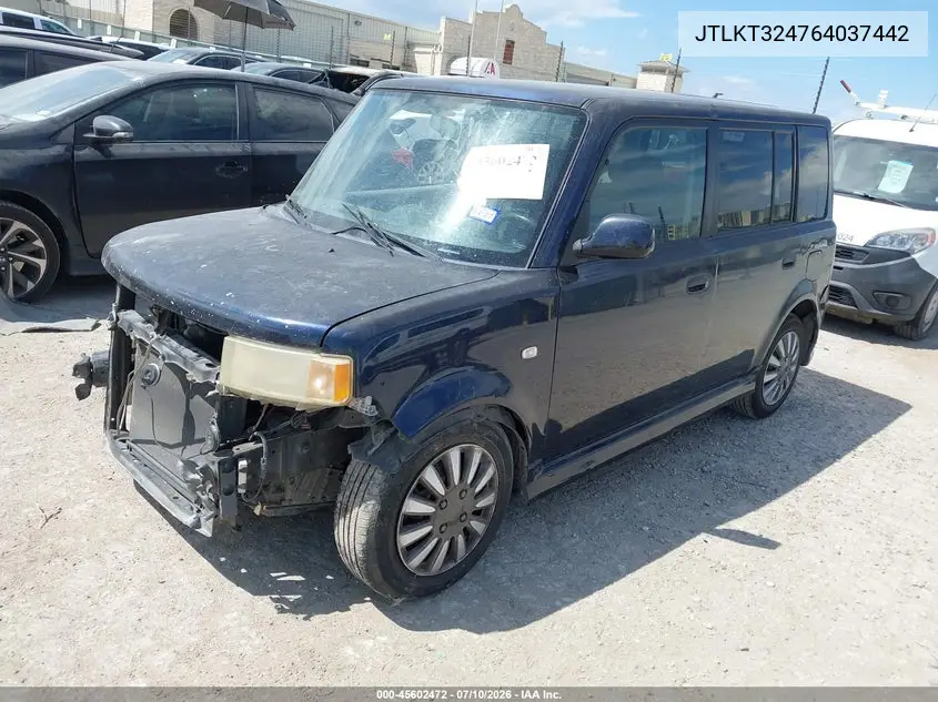 2006 Scion Xb VIN: JTLKT324764037442 Lot: 45602472