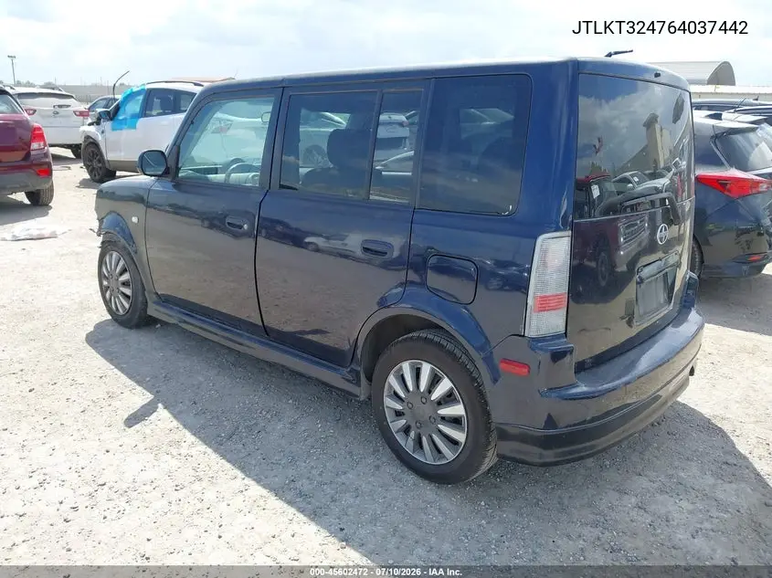 2006 Scion Xb VIN: JTLKT324764037442 Lot: 45602472