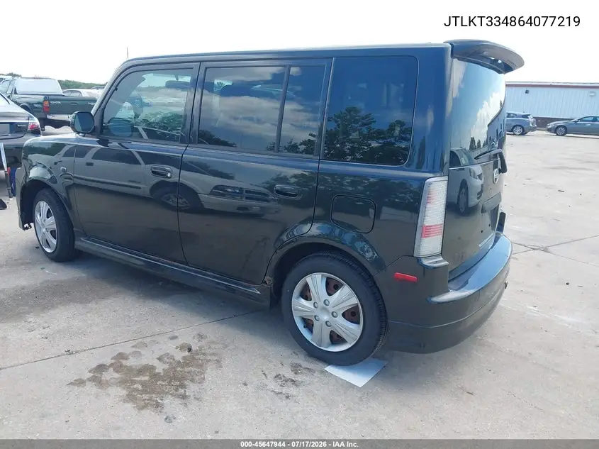 2006 Scion Xb VIN: JTLKT334864077219 Lot: 45647944