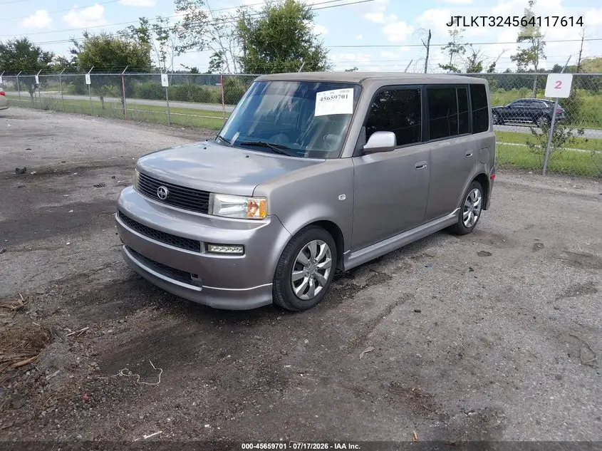 2006 Scion Xb VIN: JTLKT324564117614 Lot: 45659701