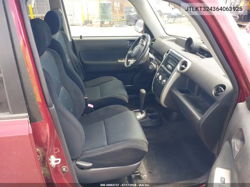 2006 Scion Xb VIN: JTLKT324364063925 Lot: 45663737