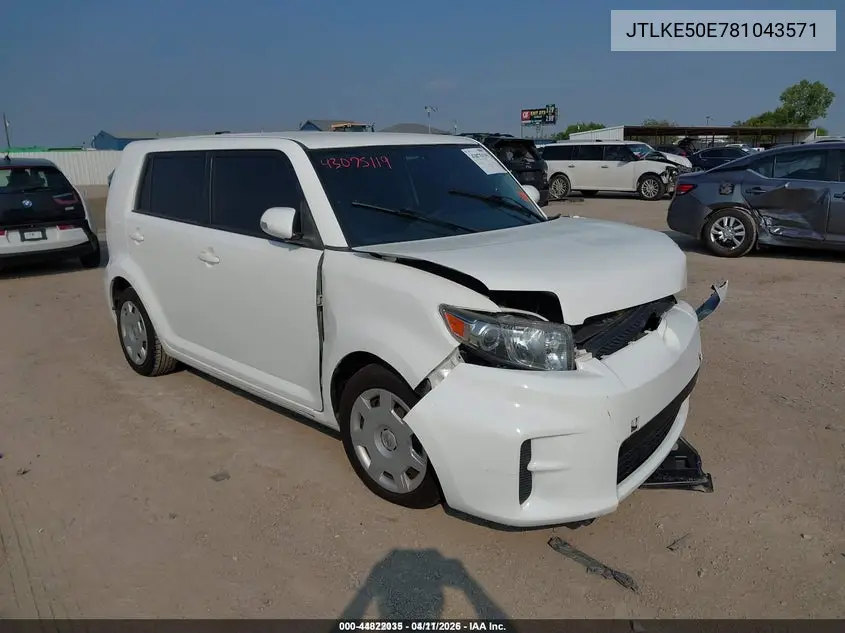 JTLKE50E781043571 2008 Scion Xb