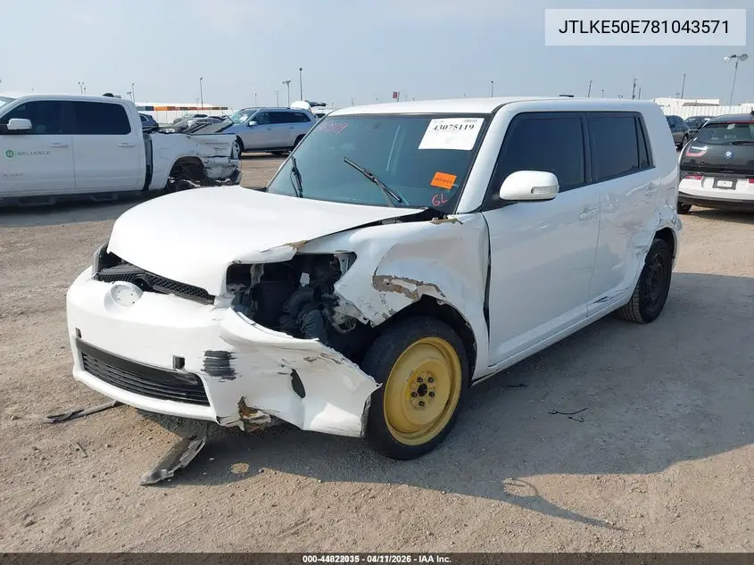 JTLKE50E781043571 2008 Scion Xb