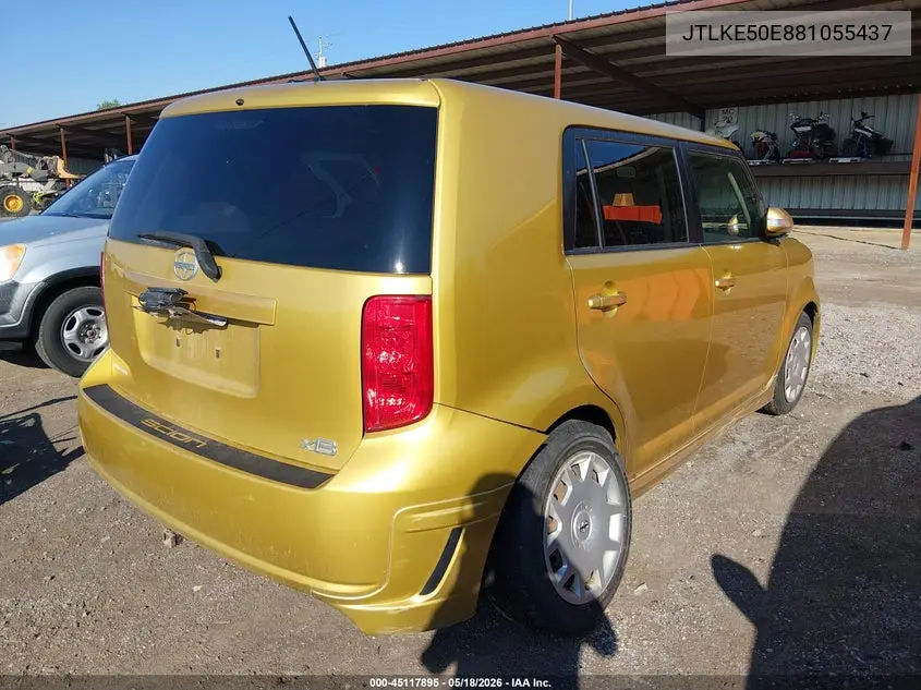 2008 Scion Xb VIN: JTLKE50E881055437 Lot: 45117895