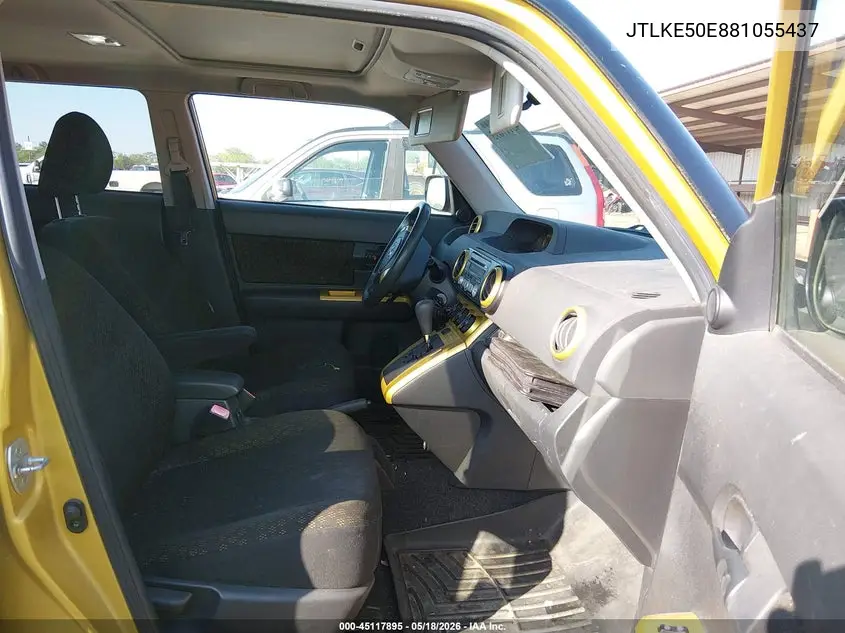 2008 Scion Xb VIN: JTLKE50E881055437 Lot: 45117895