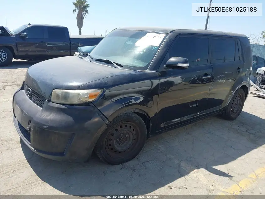 2008 Scion Xb VIN: JTLKE50E681025188 Lot: 45178014