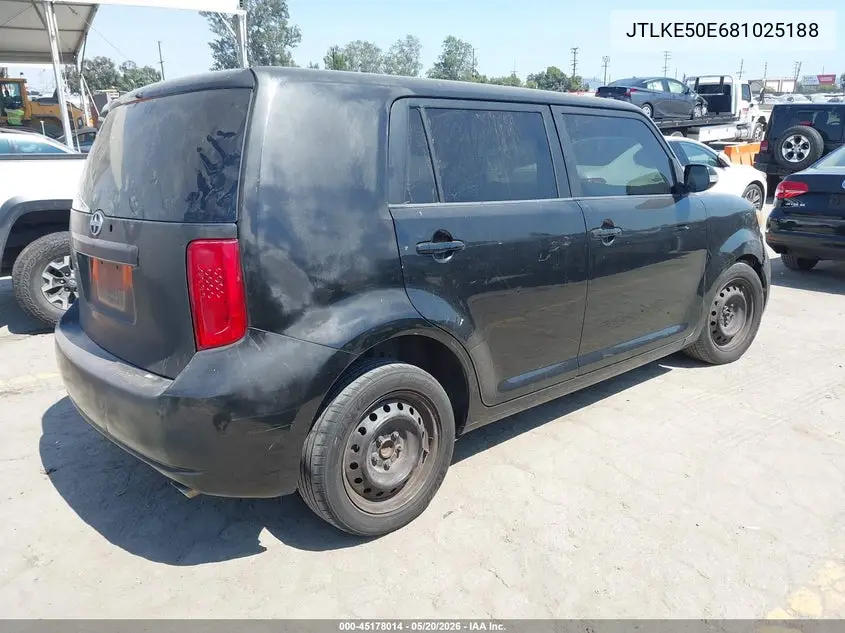 2008 Scion Xb VIN: JTLKE50E681025188 Lot: 45178014