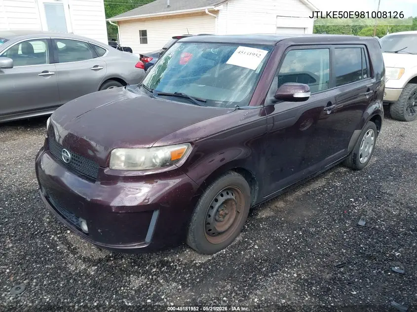 2008 Scion Xb VIN: JTLKE50E981008126 Lot: 45181952