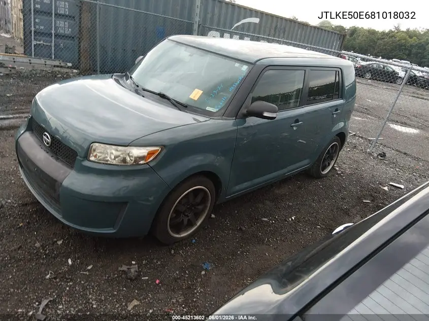 2008 Scion Xb VIN: JTLKE50E681018032 Lot: 45213602
