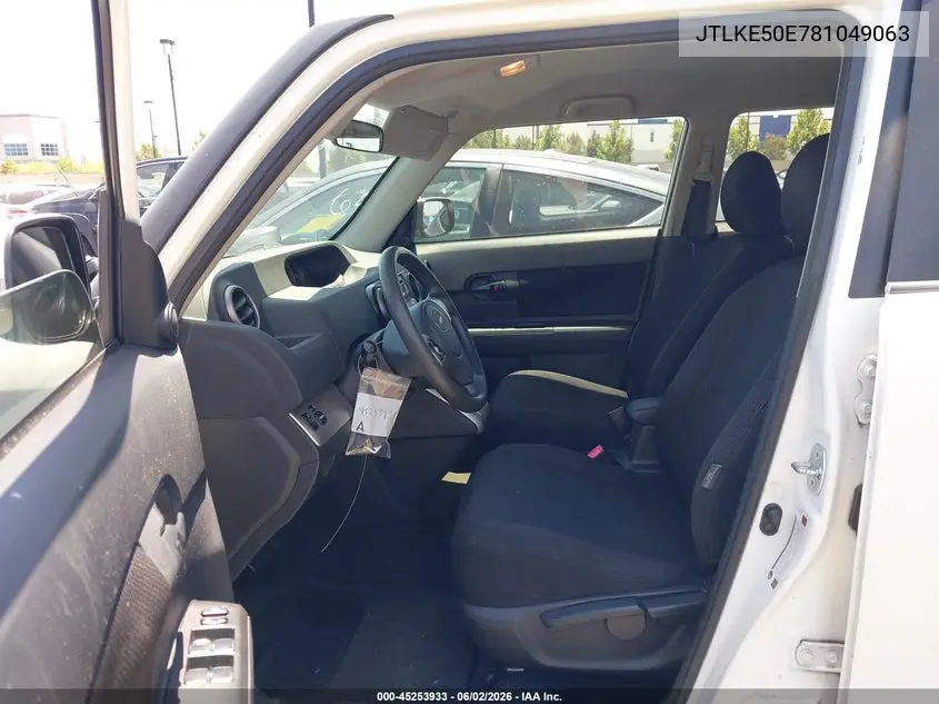 2008 Scion Xb VIN: JTLKE50E781049063 Lot: 45253933