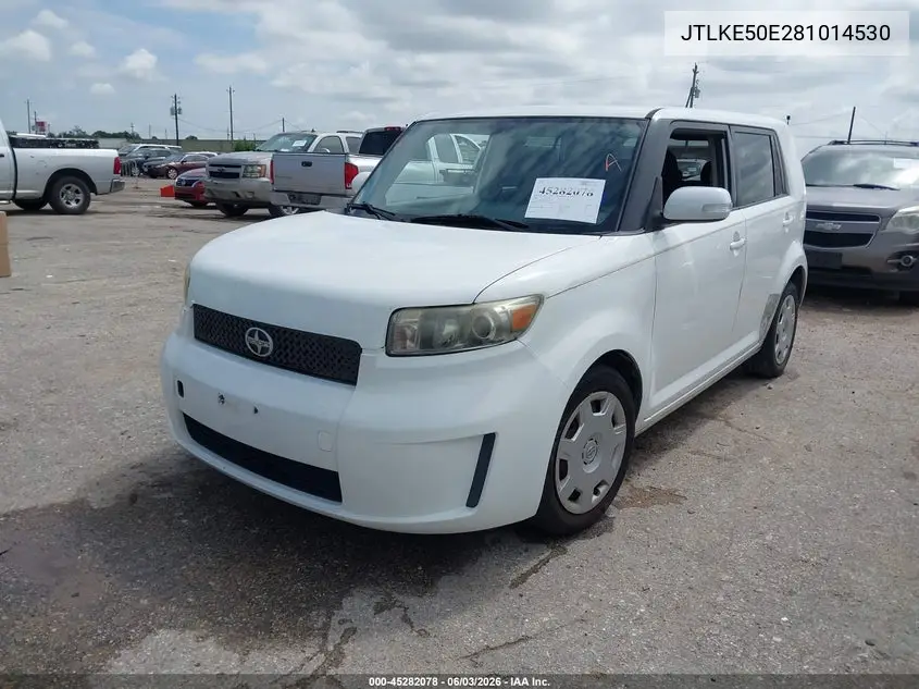 2008 Scion Xb VIN: JTLKE50E281014530 Lot: 45282078