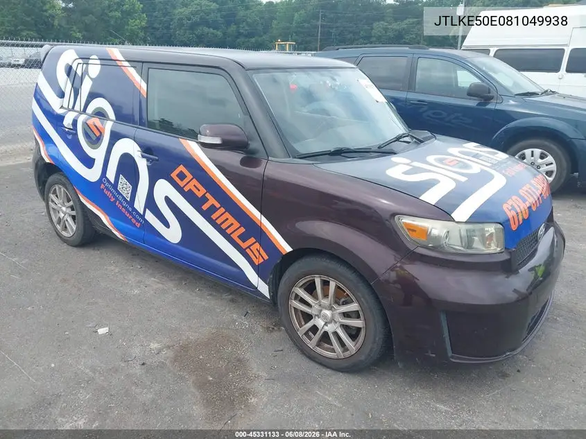 2008 Scion Xb VIN: JTLKE50E081049938 Lot: 45331133