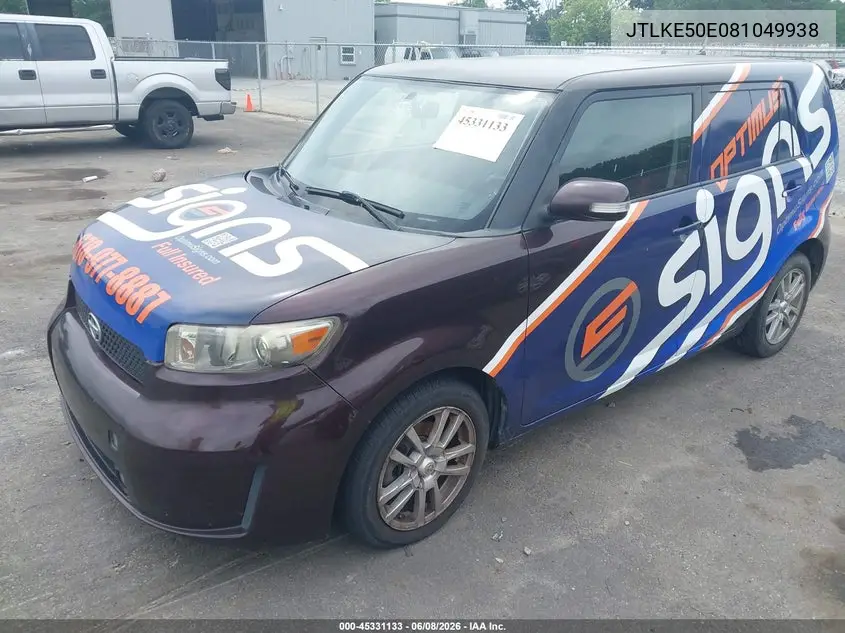 2008 Scion Xb VIN: JTLKE50E081049938 Lot: 45331133