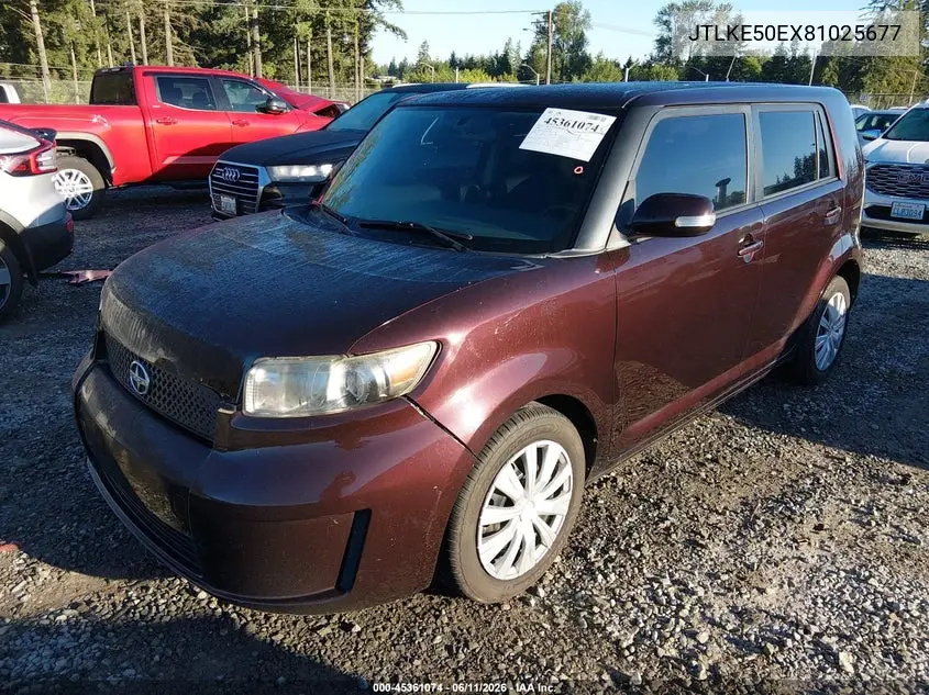 2008 Scion Xb VIN: JTLKE50EX81025677 Lot: 45361074