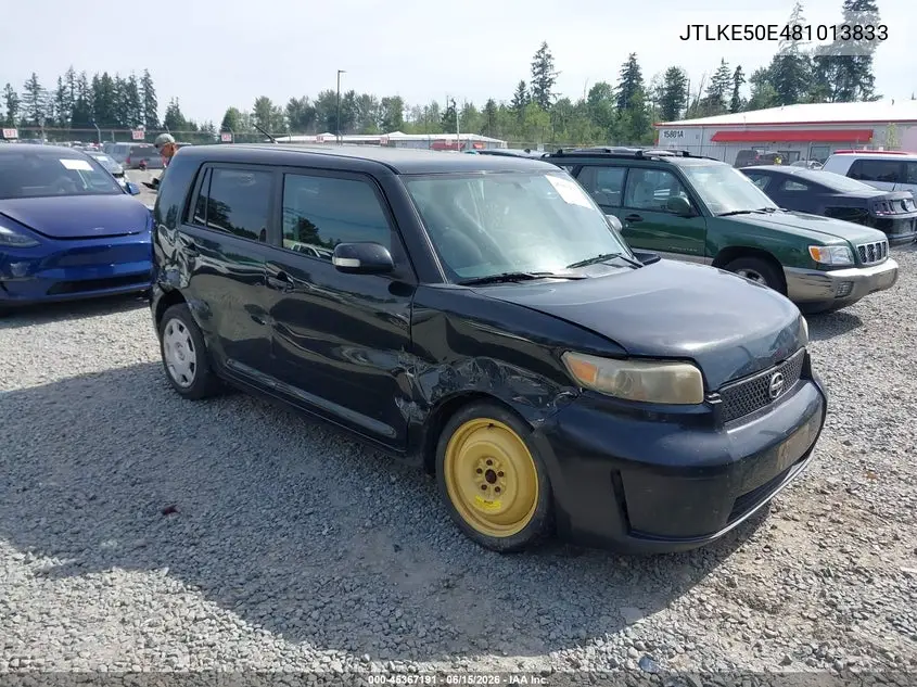 2008 Scion Xb VIN: JTLKE50E481013833 Lot: 45367191