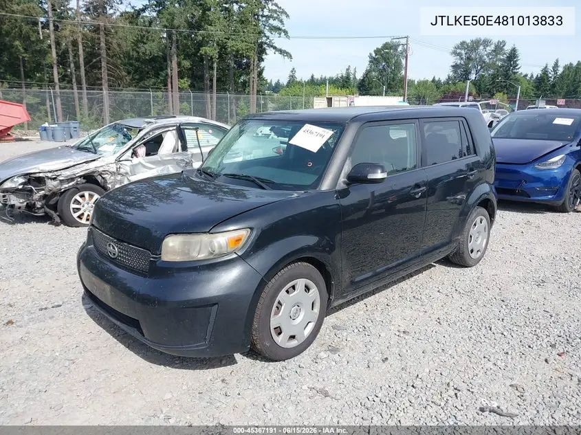 2008 Scion Xb VIN: JTLKE50E481013833 Lot: 45367191