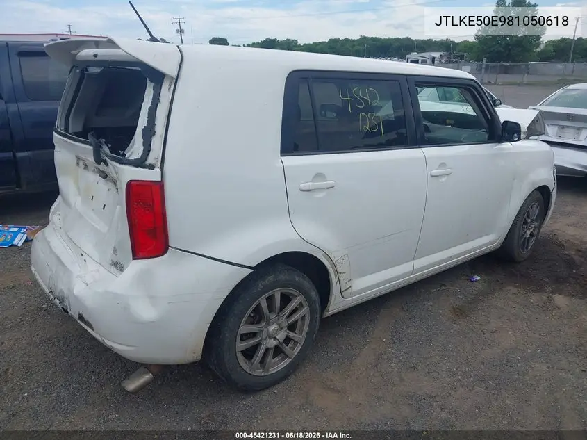 2008 Scion Xb VIN: JTLKE50E981050618 Lot: 45421231