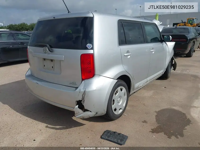 2008 Scion Xb VIN: JTLKE50E981029235 Lot: 45454835