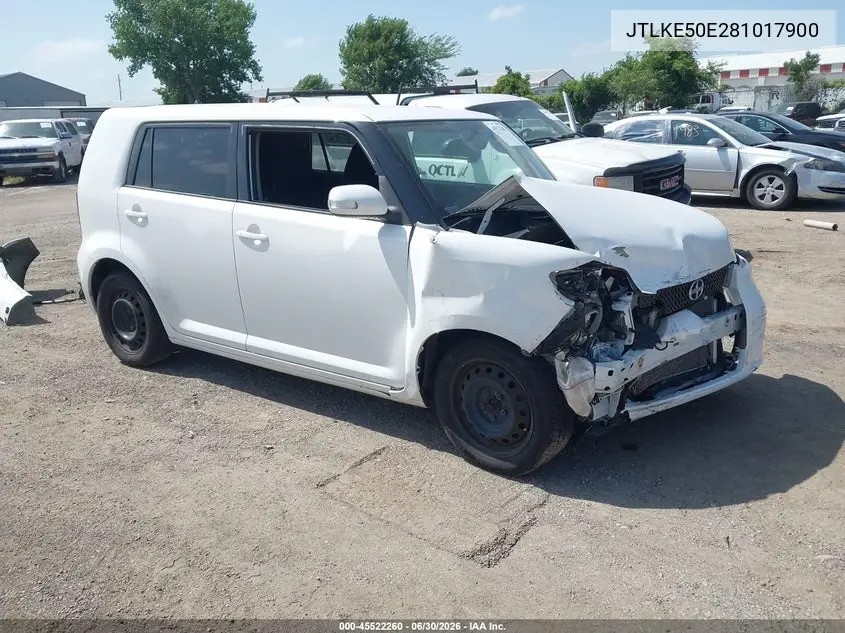 2008 Scion Xb VIN: JTLKE50E281017900 Lot: 45522260