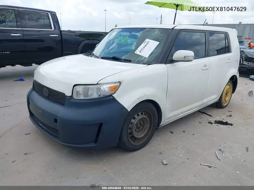 2008 Scion Xb VIN: JTLKE50EX81047629 Lot: 45544649