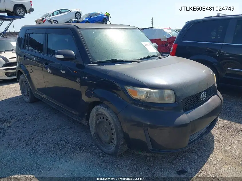 2008 Scion Xb VIN: JTLKE50E481024749 Lot: 45571329