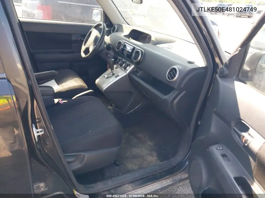 2008 Scion Xb VIN: JTLKE50E481024749 Lot: 45571329