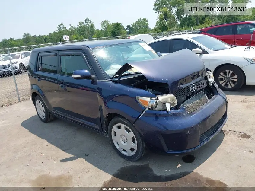 2008 Scion Xb VIN: JTLKE50EX81043631 Lot: 45603504