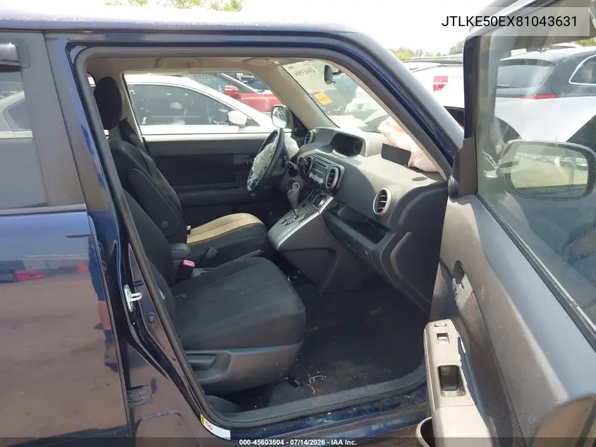 2008 Scion Xb VIN: JTLKE50EX81043631 Lot: 45603504