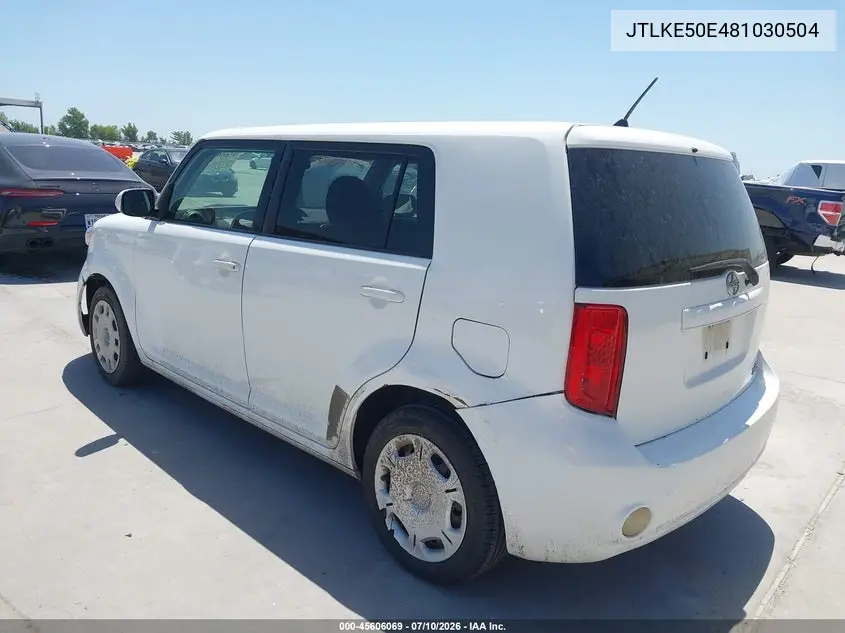 2008 Scion Xb VIN: JTLKE50E481030504 Lot: 45606069