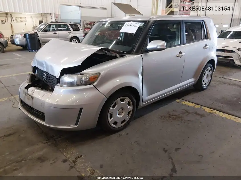 2008 Scion Xb VIN: JTLKE50E481031541 Lot: 45650920