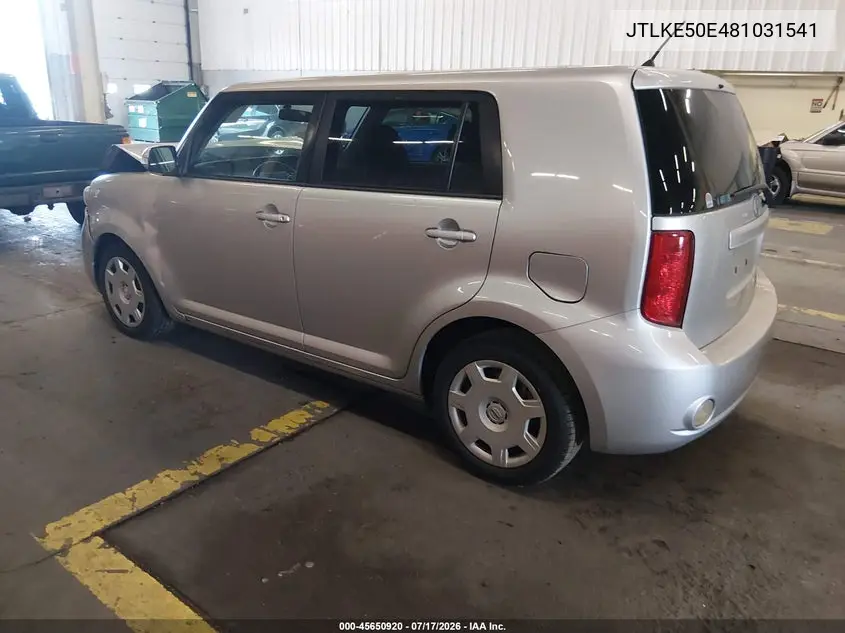 2008 Scion Xb VIN: JTLKE50E481031541 Lot: 45650920