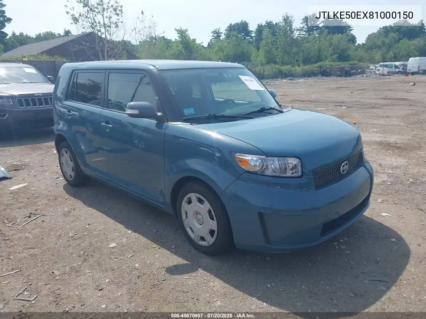 2008 Scion Xb VIN: JTLKE50EX81000150 Lot: 45670957