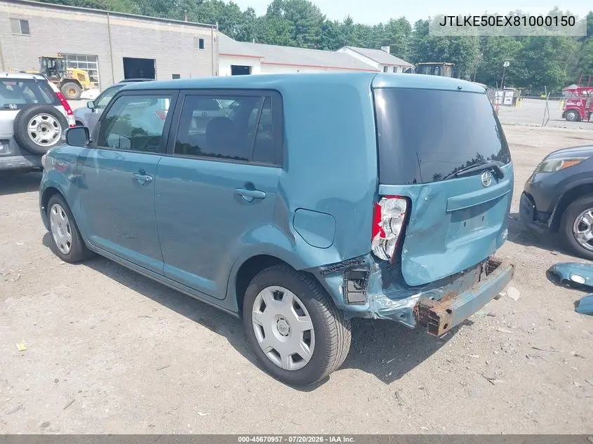 2008 Scion Xb VIN: JTLKE50EX81000150 Lot: 45670957