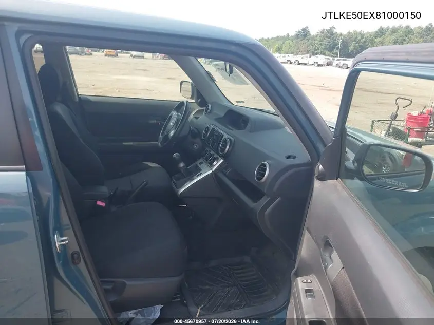2008 Scion Xb VIN: JTLKE50EX81000150 Lot: 45670957