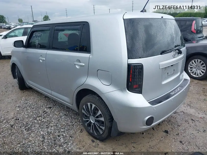 2010 Scion Xb VIN: JTLZE4FE6A1114331 Lot: 45222697