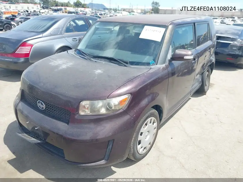 2010 Scion Xb VIN: JTLZE4FE0A1108024 Lot: 45251951