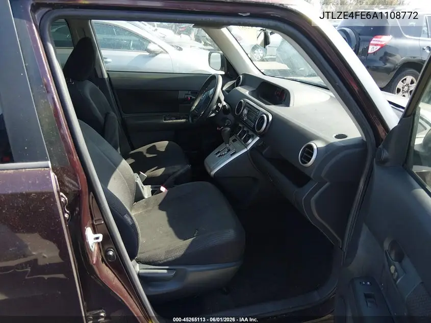 2010 Scion Xb VIN: JTLZE4FE6A1108772 Lot: 45265113