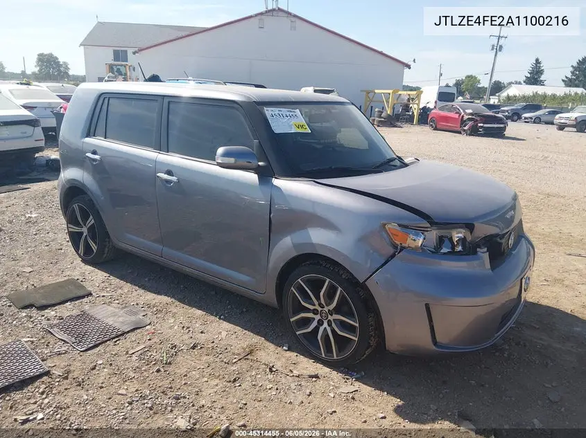 2010 Scion Xb VIN: JTLZE4FE2A1100216 Lot: 45314455