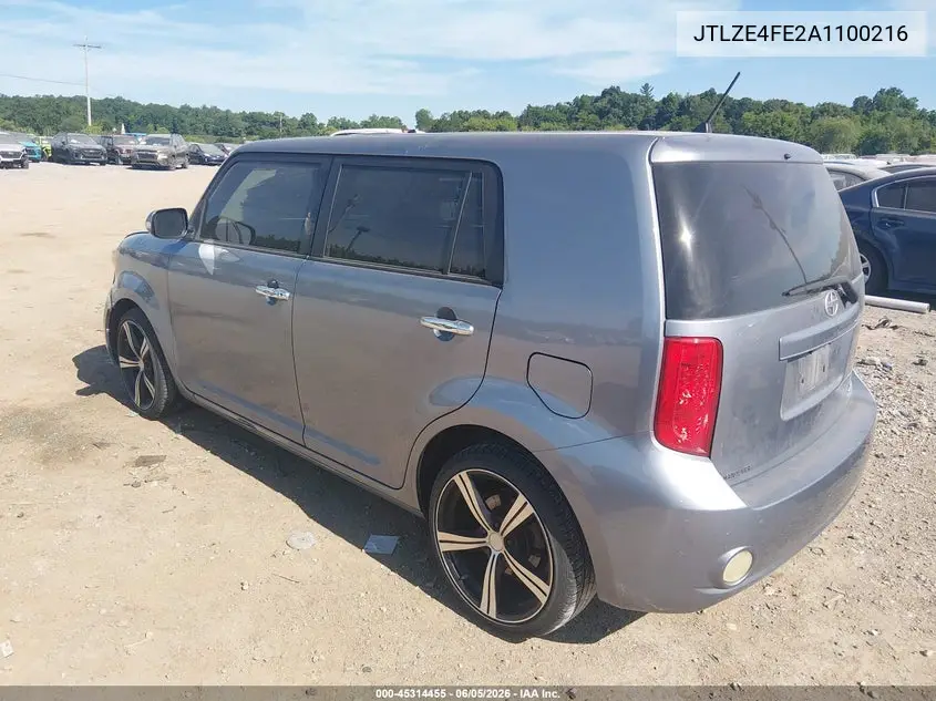 2010 Scion Xb VIN: JTLZE4FE2A1100216 Lot: 45314455