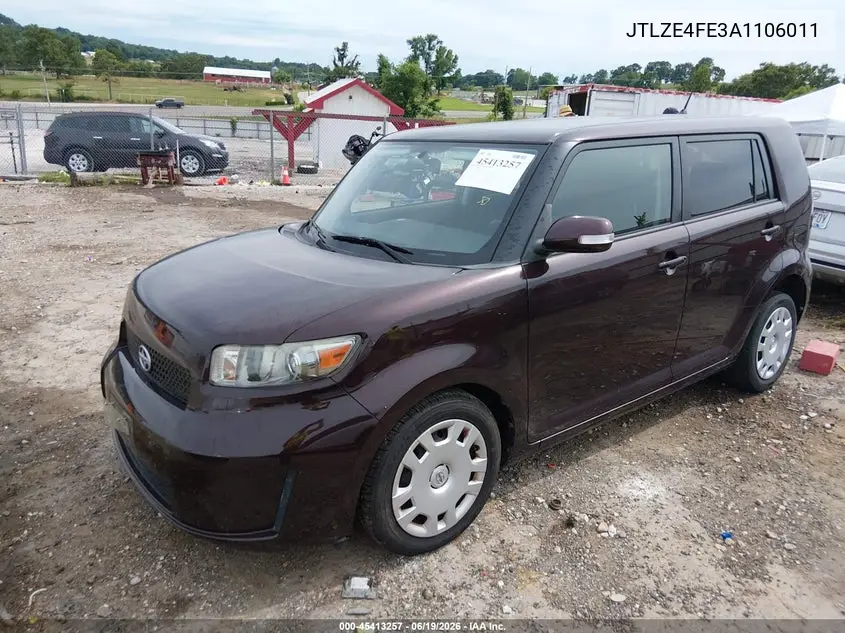 2010 Scion Xb VIN: JTLZE4FE3A1106011 Lot: 45413257