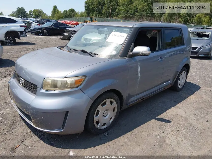 2010 Scion Xb VIN: JTLZE4FE4A1111394 Lot: 45638719