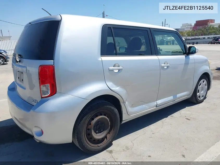 2011 Scion Xb VIN: JTLZE4FE2B1125540 Lot: 45335462