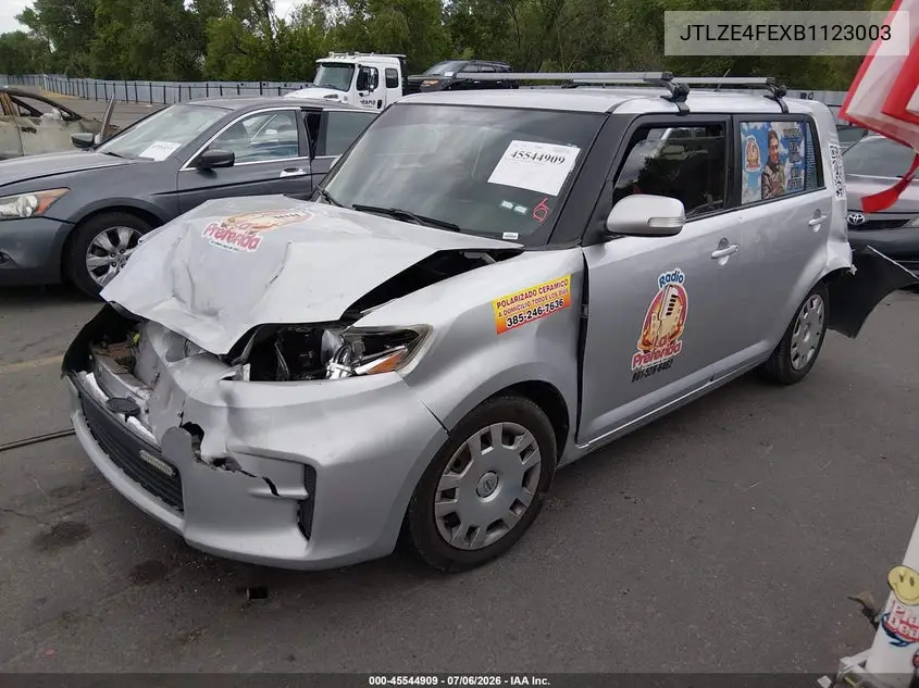 2011 Scion Xb VIN: JTLZE4FEXB1123003 Lot: 45544909