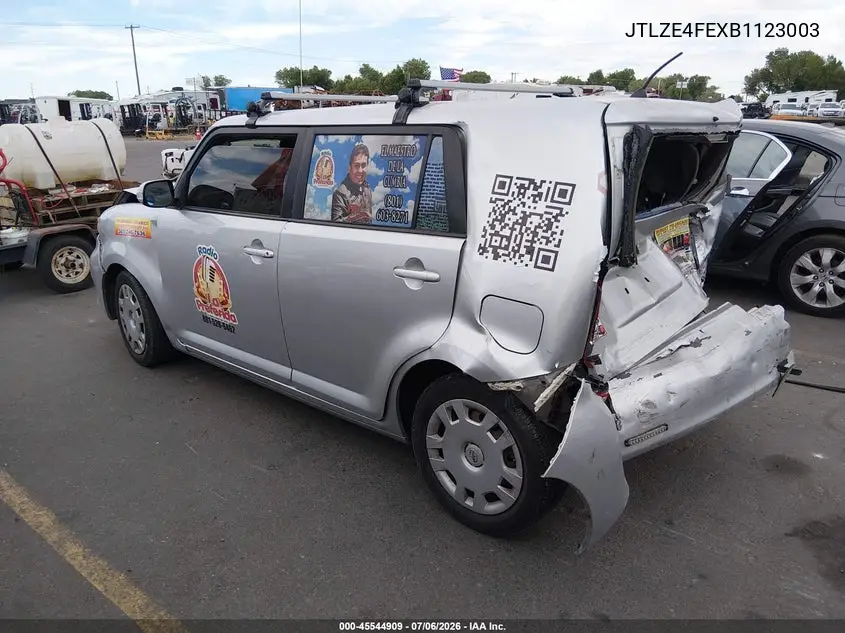 2011 Scion Xb VIN: JTLZE4FEXB1123003 Lot: 45544909